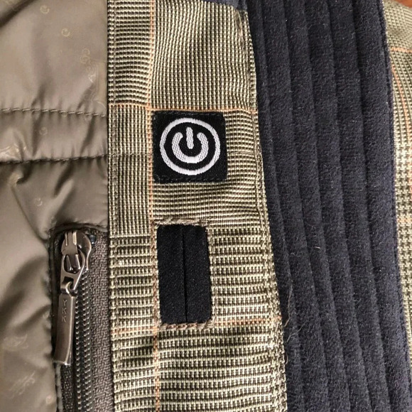 The North Face Ski Snow Board Plaid Jacket w RECCO & Detachable Hood Green Sz M - Picture 14 of 16